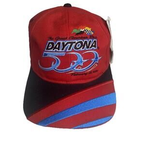 Vintage Daytona 500 2001 NASCAR Adjustable Hat Earnhardt Crash Race